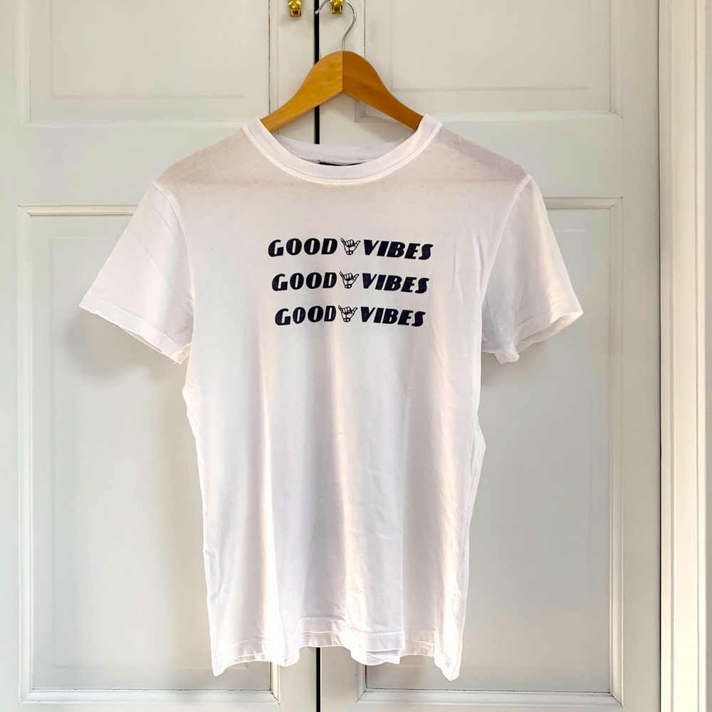 Brandy Melville Good Vibes Tee